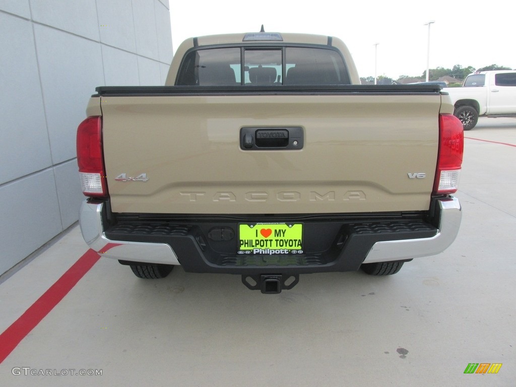 2017 Tacoma SR5 Double Cab 4x4 - Quicksand / Cement Gray photo #5