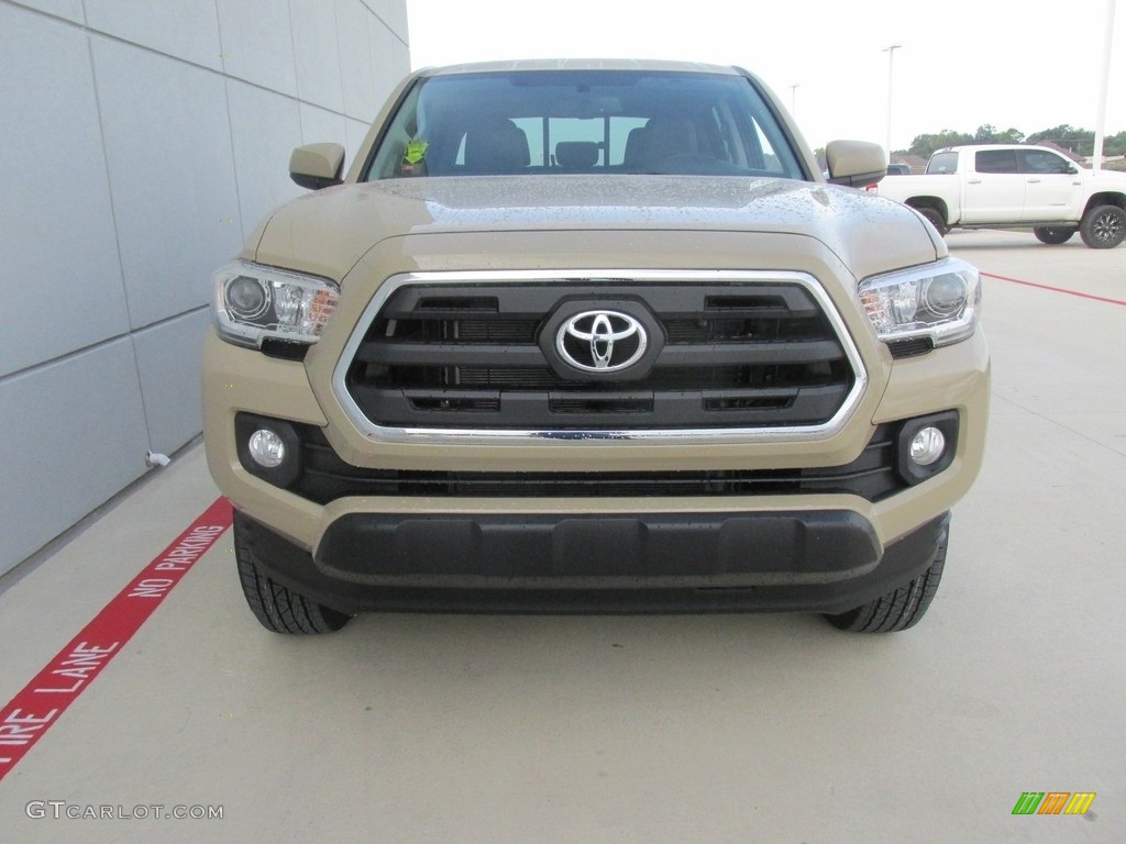 2017 Tacoma SR5 Double Cab 4x4 - Quicksand / Cement Gray photo #8