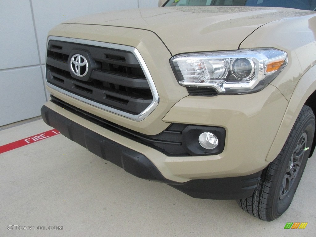 2017 Tacoma SR5 Double Cab 4x4 - Quicksand / Cement Gray photo #10