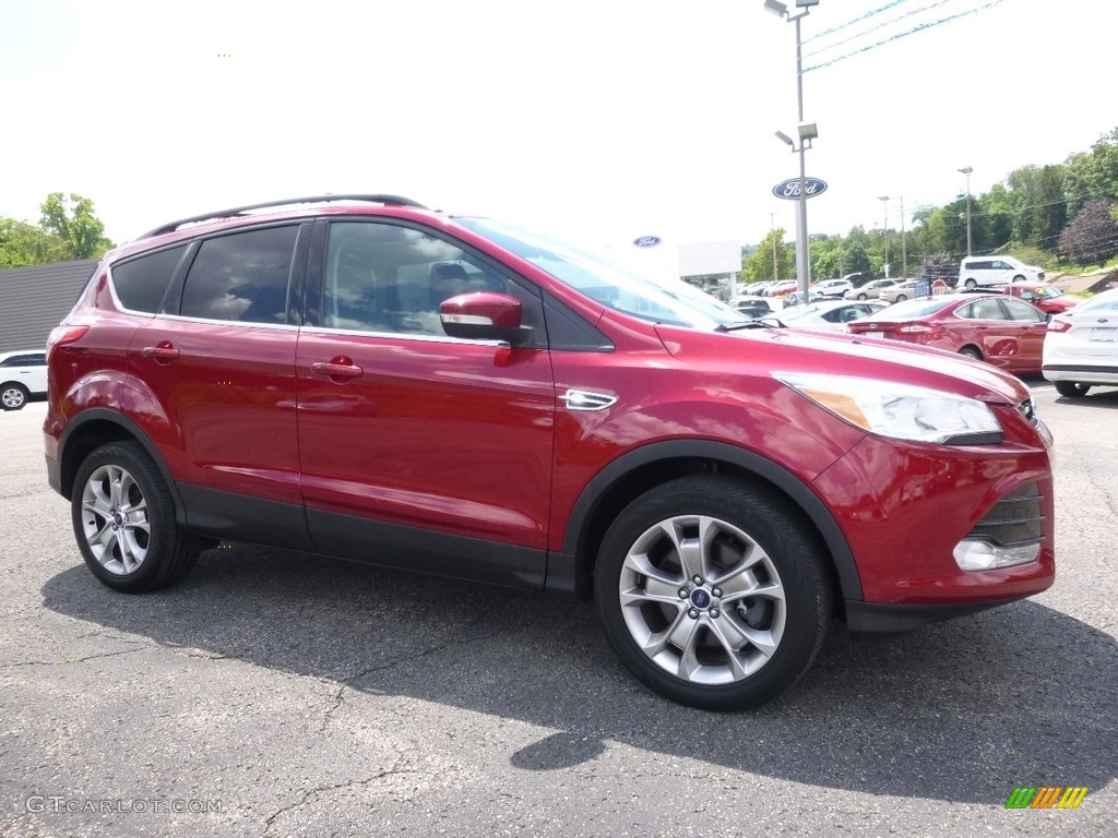 2013 Escape SEL 2.0L EcoBoost 4WD - Ruby Red Metallic / Charcoal Black photo #1