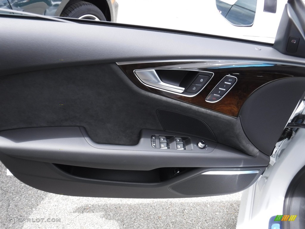 2017 Audi A7 3.0 TFSI Premium Plus quattro Black Door Panel Photo #115279765