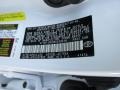  2017 Camry XSE Blizzard White Pearl Color Code 070
