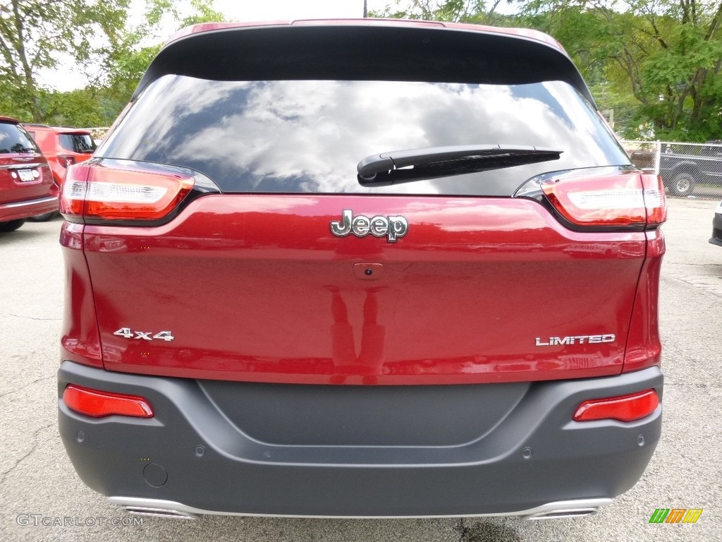 Deep Cherry Red Crystal Pearl 2017 Jeep Cherokee Limited 4x4 Exterior Photo #115281184