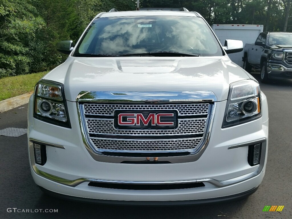White Frost Tricoat 2017 GMC Terrain Denali AWD Exterior Photo #115281385