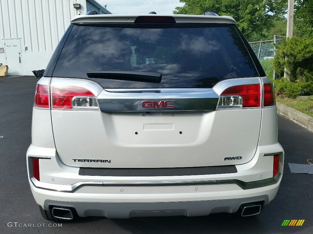 White Frost Tricoat 2017 GMC Terrain Denali AWD Exterior Photo #115281481