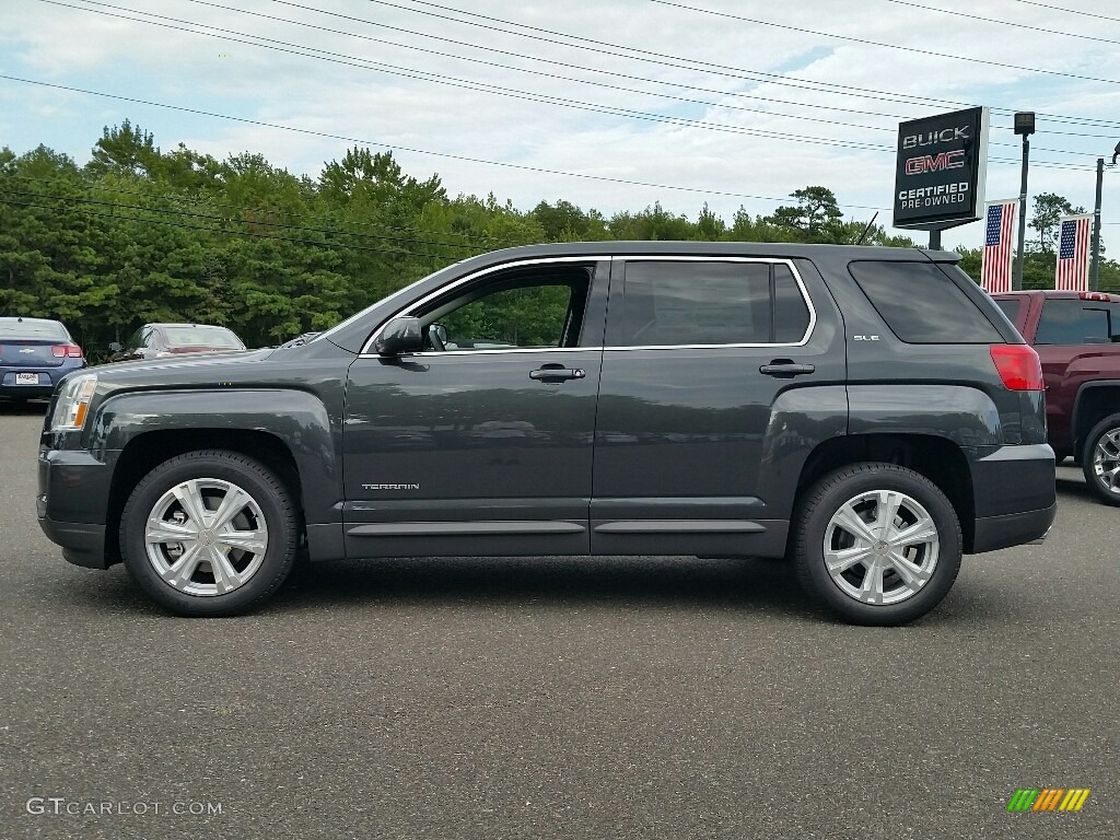 Graphite Gray Metallic 2017 GMC Terrain SLE Exterior Photo #115281997