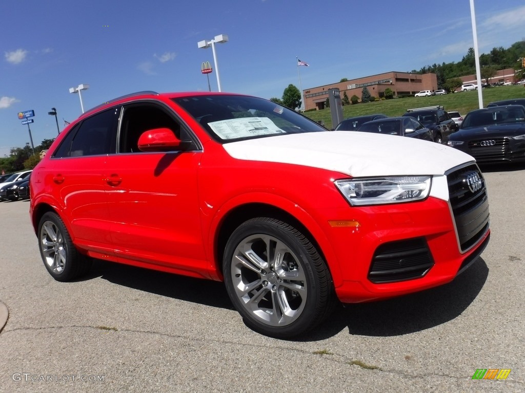  Misano Red Pearl 2017 Audi Q3 2.0 TFSI Premium Plus quattro Exterior Photo #115282249