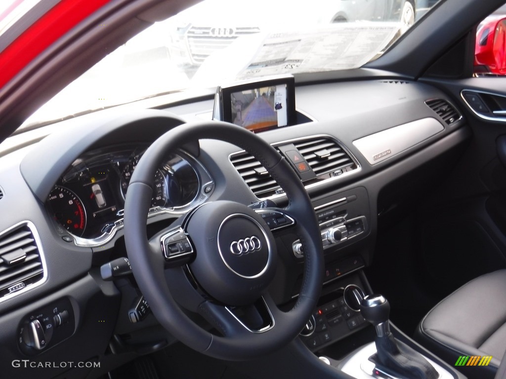 2017 Audi Q3 2.0 TFSI Premium Plus quattro Black Dashboard Photo #115282525