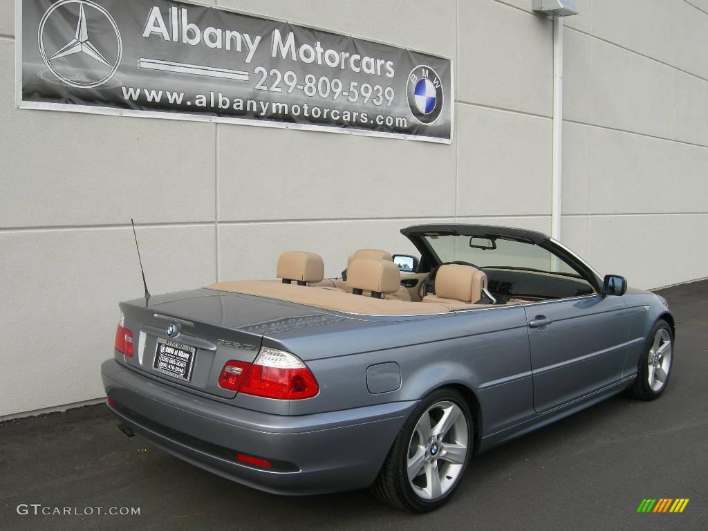 2006 3 Series 325i Convertible - Quartz Blue Metallic / Grey photo #13