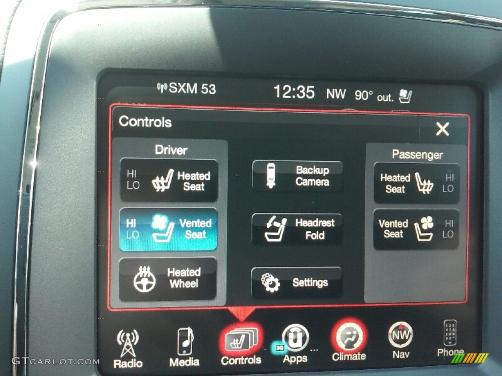 2017 Dodge Durango Citadel AWD Controls Photo #115283689