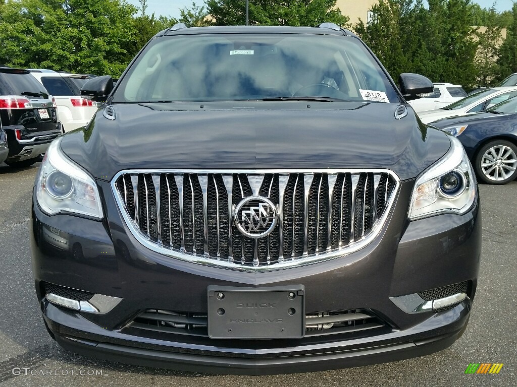 2017 Enclave Leather AWD - Iridium Metallic / Ebony/Ebony photo #2