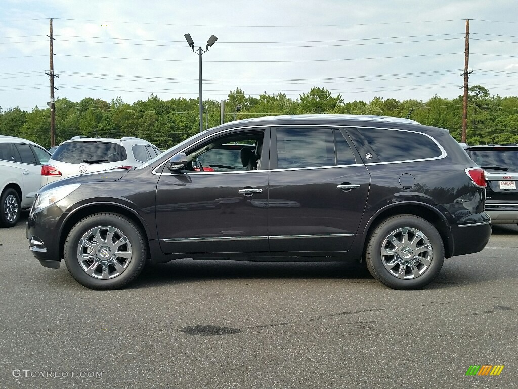 2017 Enclave Leather AWD - Iridium Metallic / Ebony/Ebony photo #3