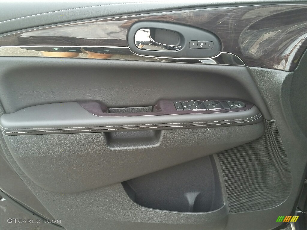 2017 Enclave Leather AWD - Iridium Metallic / Ebony/Ebony photo #6