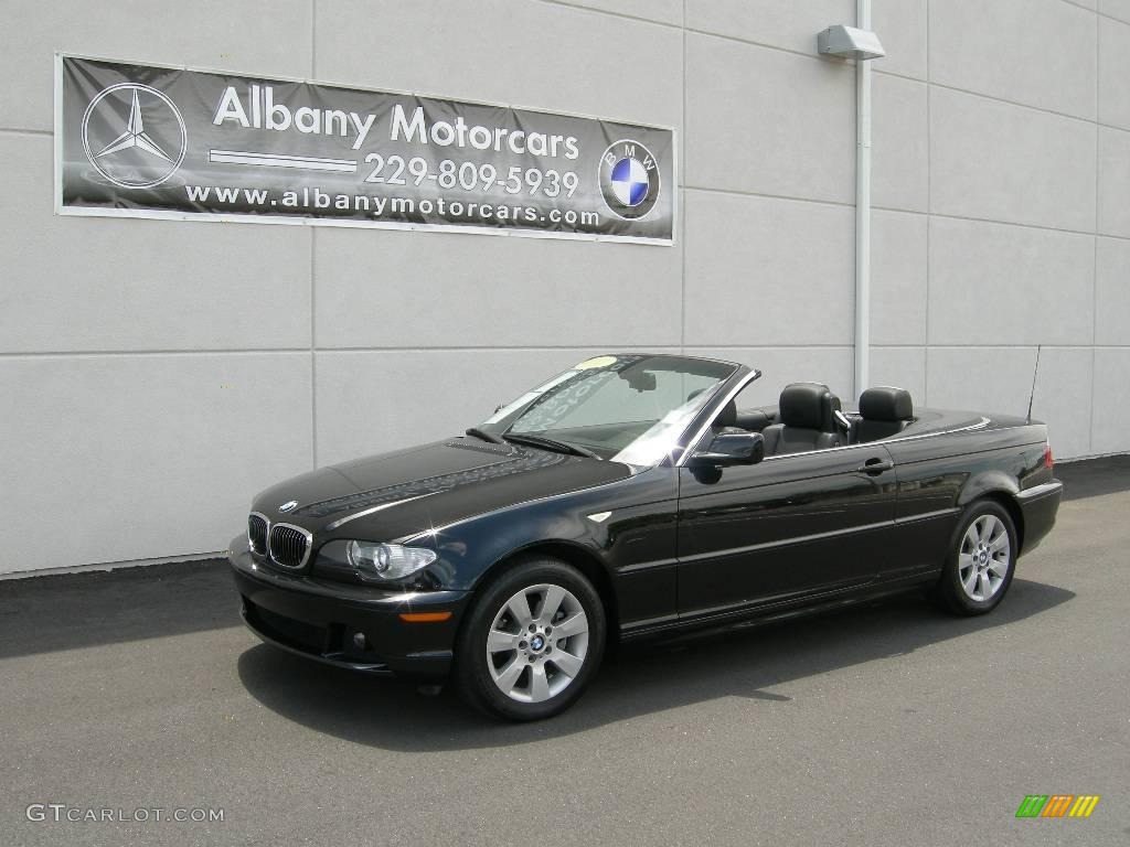 2006 3 Series 325i Convertible - Jet Black / Sand photo #2