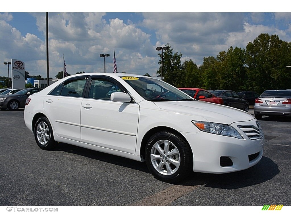 2011 Super White Toyota Camry Le 115273064 Gtcarlot Com