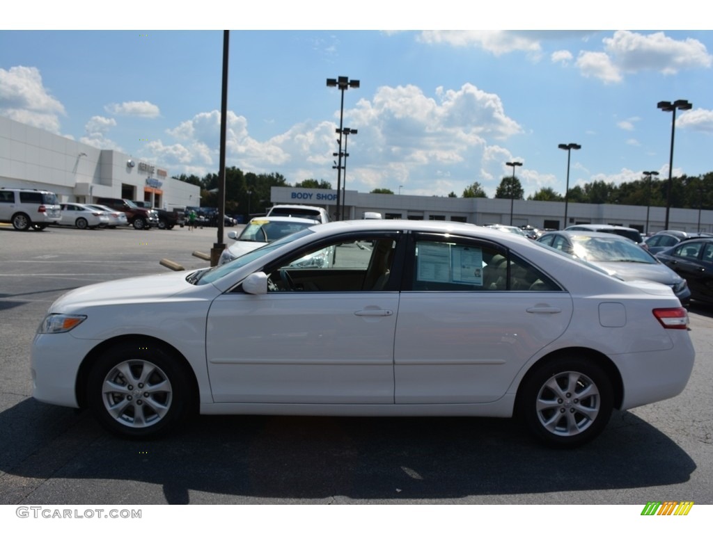 2011 Camry LE - Super White / Bisque photo #6