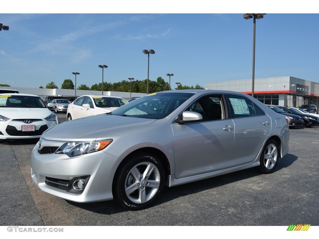 2014 Camry SE - Classic Silver Metallic / Black/Ash photo #7