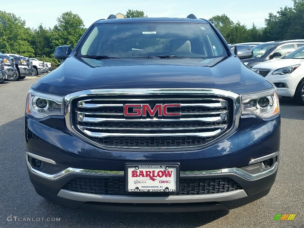 2017 Acadia SLT - Dark Sapphire Blue Metallic / Cocoa/Light Ash Gray photo #2