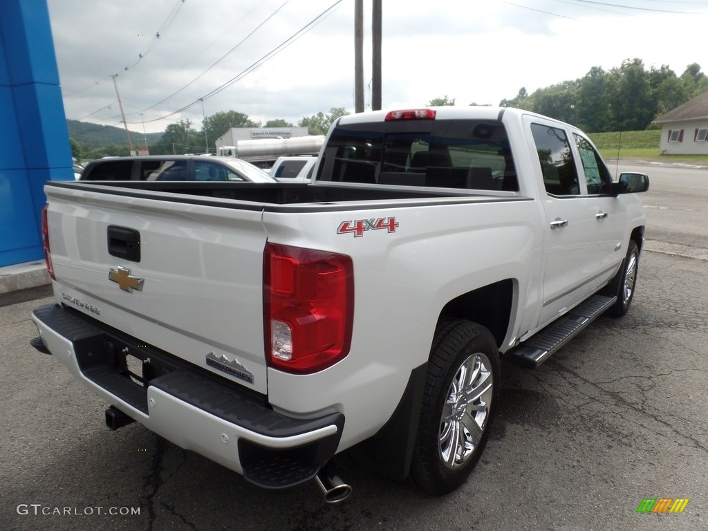 2017 Silverado 1500 High Country Crew Cab 4x4 - Iridescent Pearl Tricoat / High Country Saddle photo #9