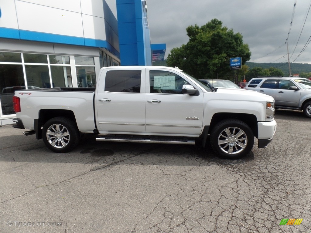 2017 Silverado 1500 High Country Crew Cab 4x4 - Iridescent Pearl Tricoat / High Country Saddle photo #11