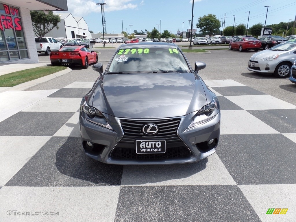2014 IS 250 F Sport - Nebula Gray Pearl / Black photo #2
