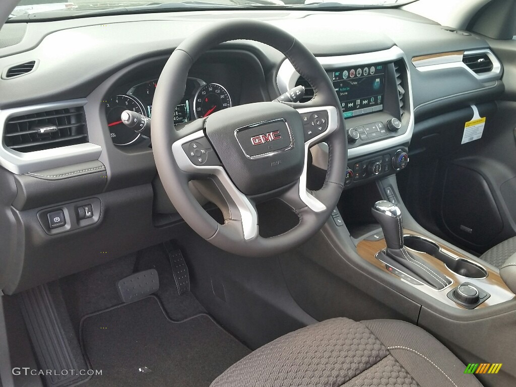 Jet Black Interior 2017 GMC Acadia SLE AWD Photo #115287166
