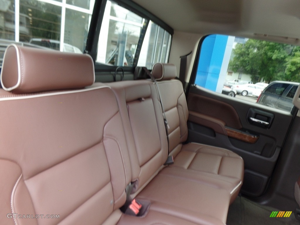 2017 Chevrolet Silverado 1500 High Country Crew Cab 4x4 Rear Seat Photo #115287196
