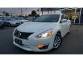 2014 Pearl White Nissan Altima 2.5 S  photo #1