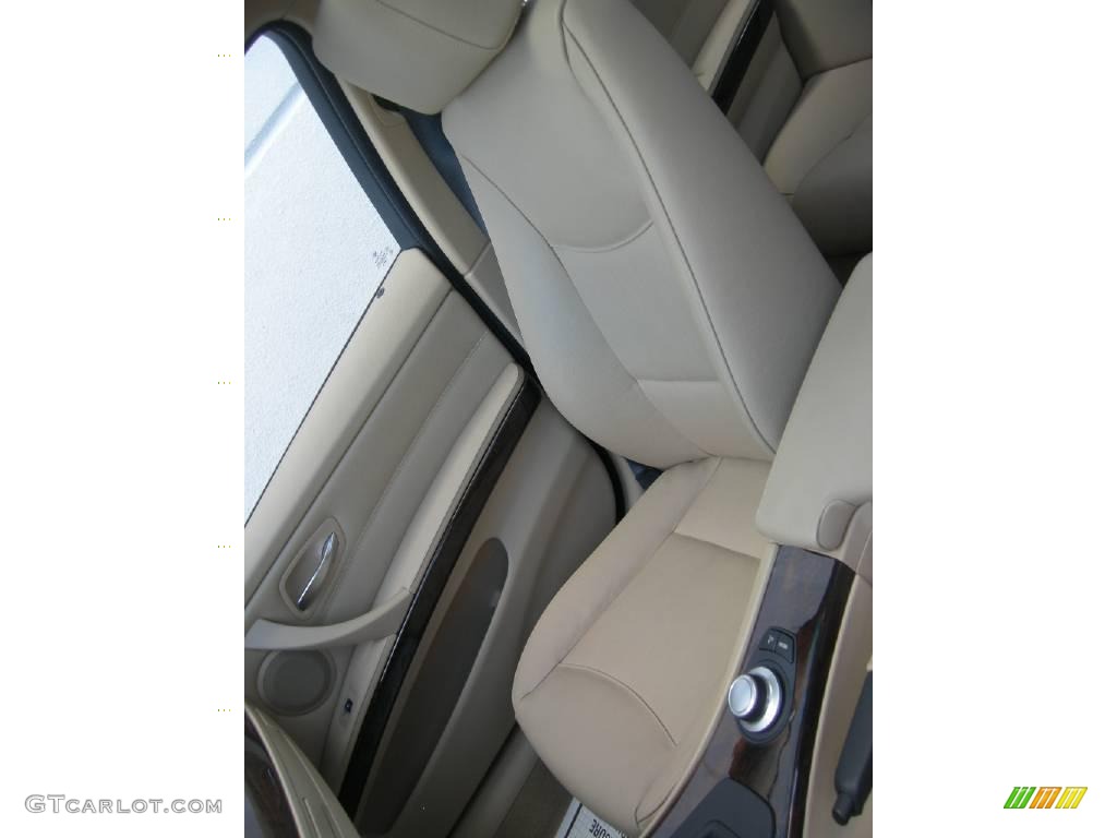 2007 3 Series 328i Sedan - Jet Black / Beige photo #10