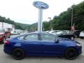 2016 Deep Impact Blue Metallic Ford Fusion SE AWD  photo #1