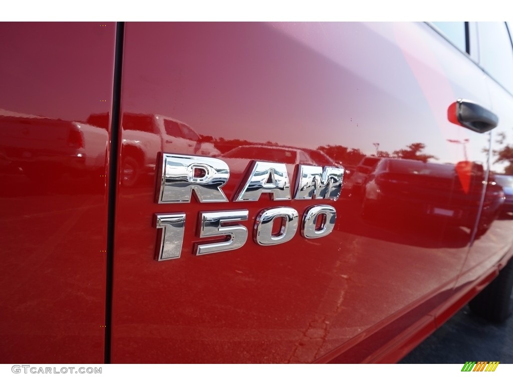 2017 1500 Express Crew Cab - Flame Red / Black/Diesel Gray photo #6