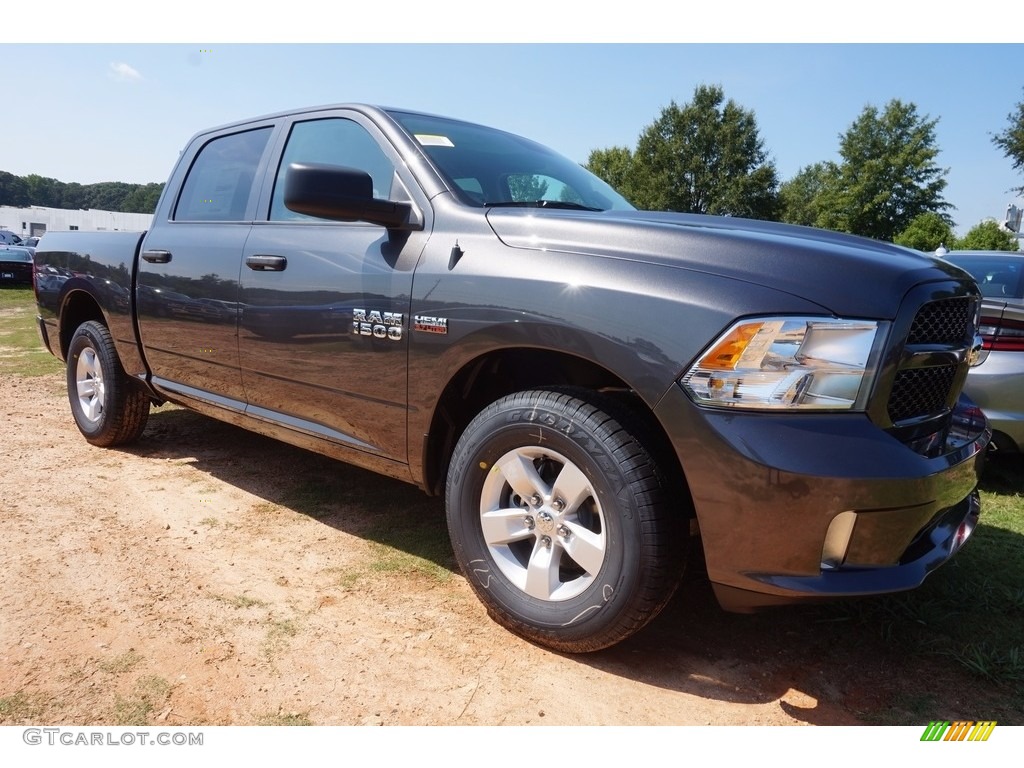 2017 1500 Express Crew Cab - Granite Crystal Metallic / Black/Diesel Gray photo #4