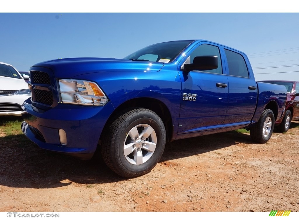 2017 1500 Express Crew Cab - Blue Streak Pearl / Black/Diesel Gray photo #1