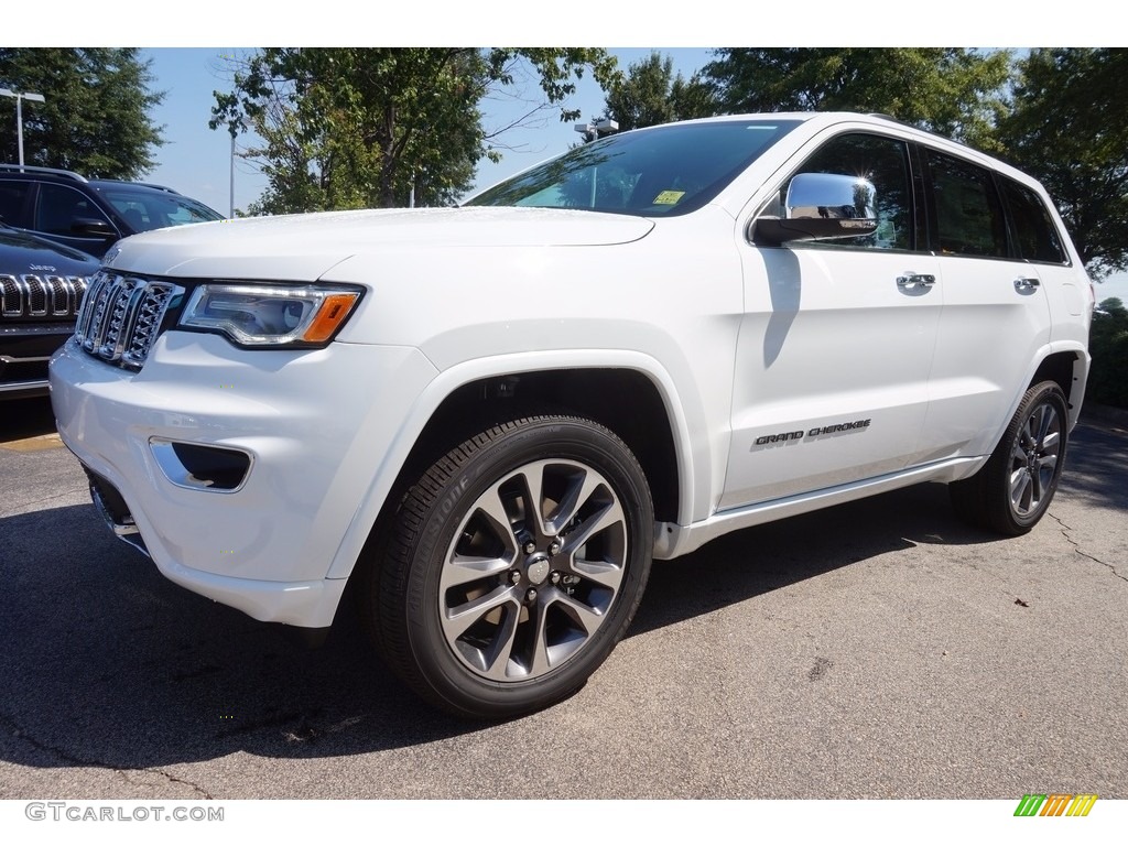 2017 Grand Cherokee Overland - Bright White / Black photo #1