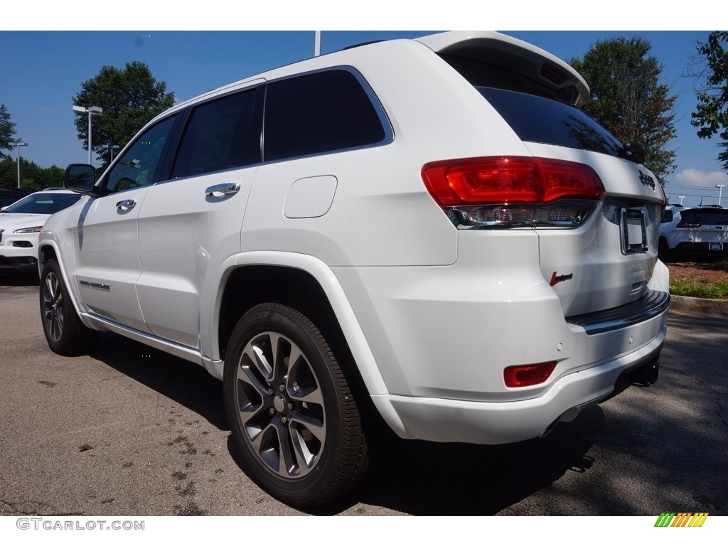 2017 Grand Cherokee Overland - Bright White / Black photo #2