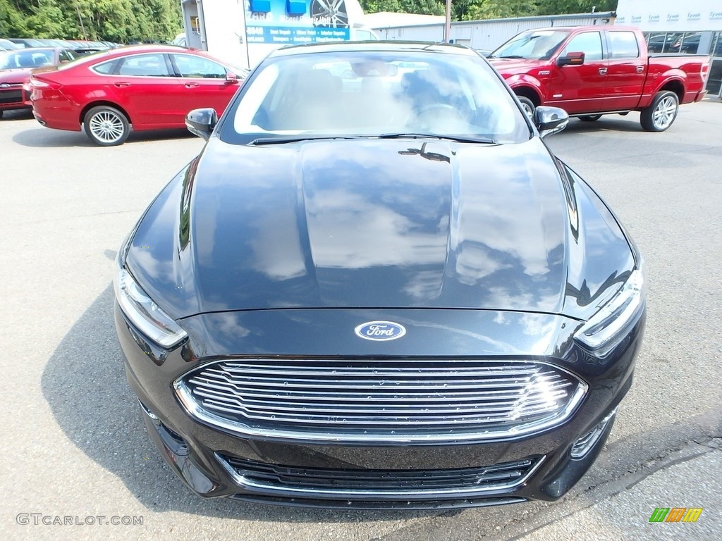 2015 Fusion Titanium AWD - Tuxedo Black Metallic / Charcoal Black photo #7