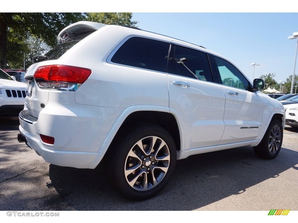 2017 Grand Cherokee Overland - Bright White / Black photo #3