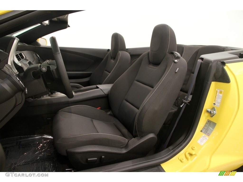 Black Interior 2012 Chevrolet Camaro LT Convertible Photo #115294009