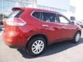 2015 Cayenne Red Nissan Rogue S AWD  photo #3