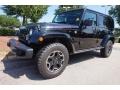 Black 2016 Jeep Wrangler Unlimited Rubicon Hard Rock 4x4 Exterior