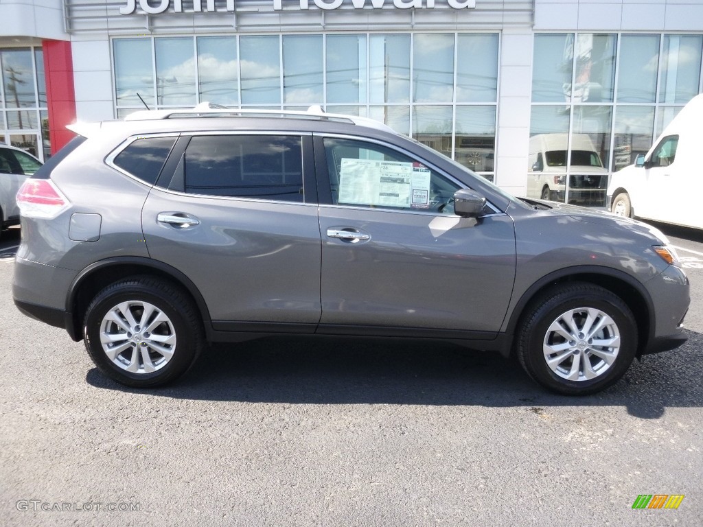 2016 Rogue S AWD - Gun Metallic / Charcoal photo #2