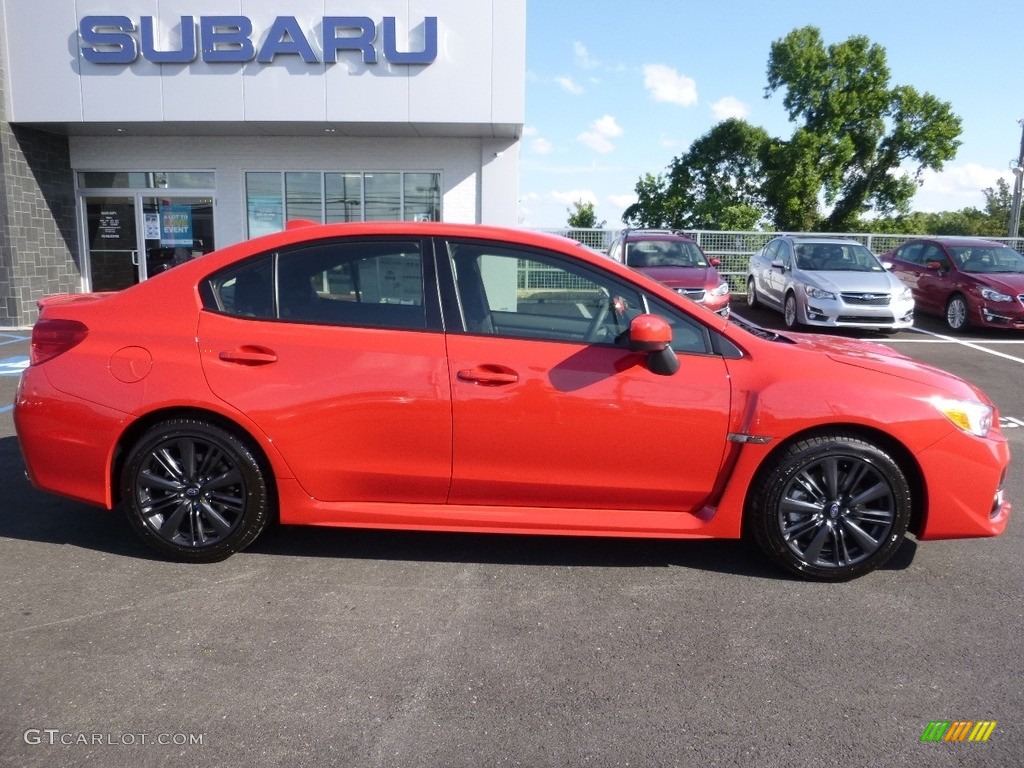 2017 WRX  - Pure Red / Carbon Black photo #2