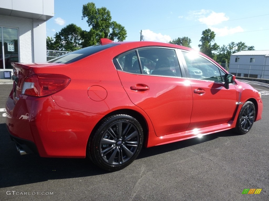 2017 WRX  - Pure Red / Carbon Black photo #3