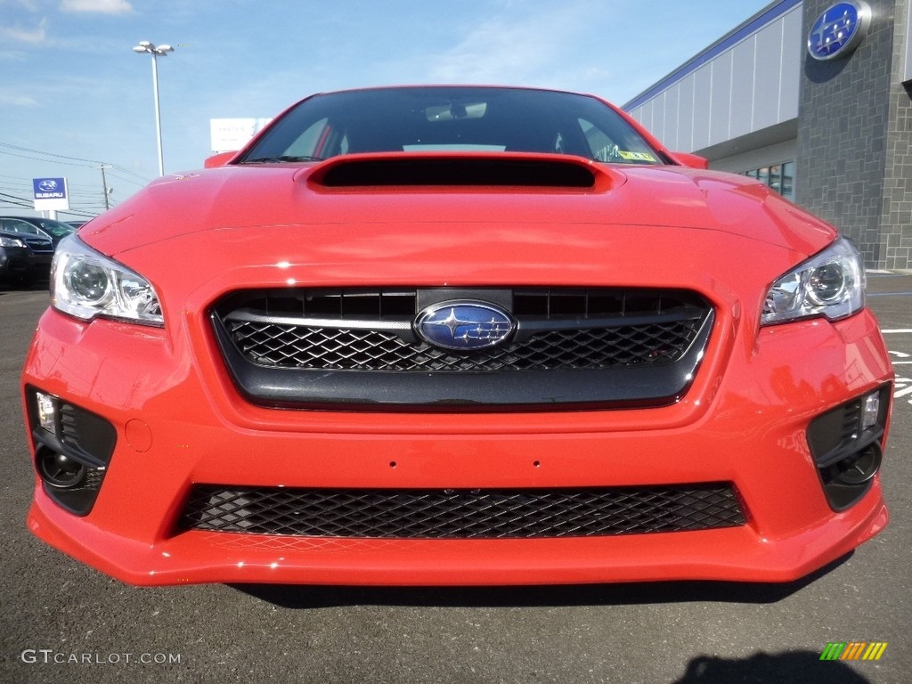 2017 WRX  - Pure Red / Carbon Black photo #7