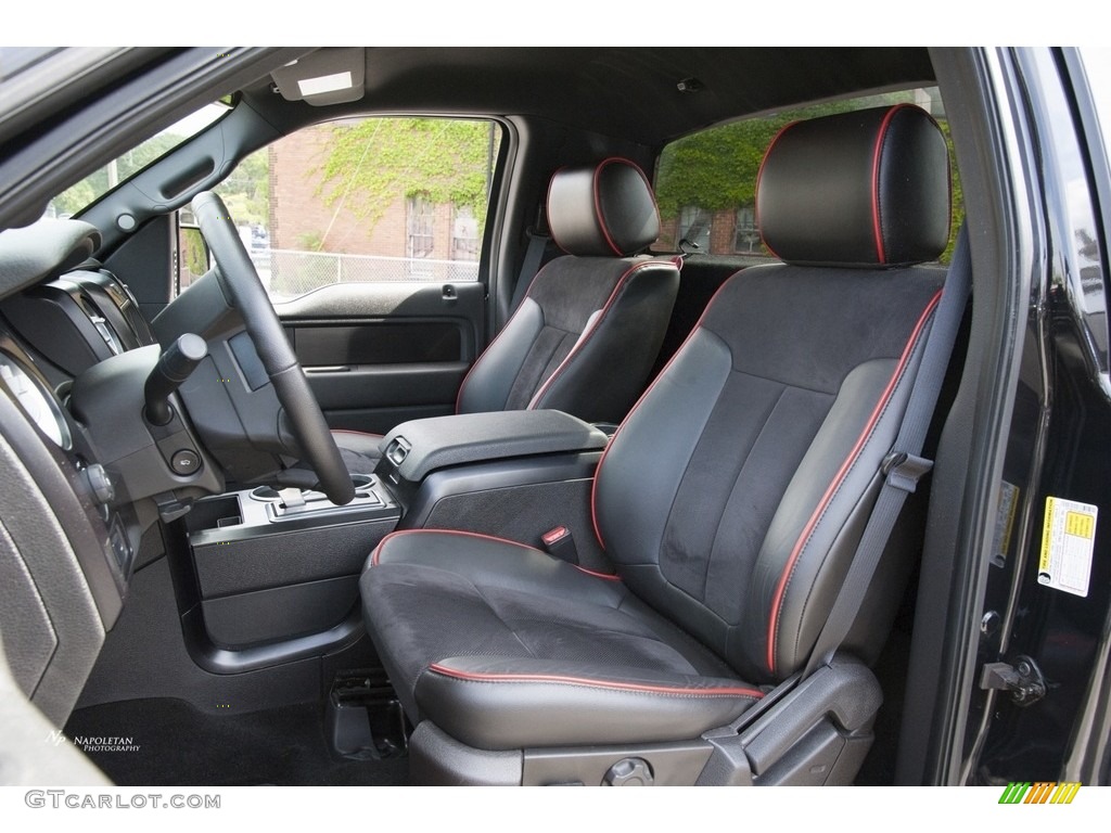 FX Appearance Black Leather/Alcantara Interior 2014 Ford F150 FX4 Tremor Regular Cab 4x4 Photo #115301518