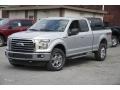 2016 Ingot Silver Ford F150 XLT SuperCab 4x4  photo #1