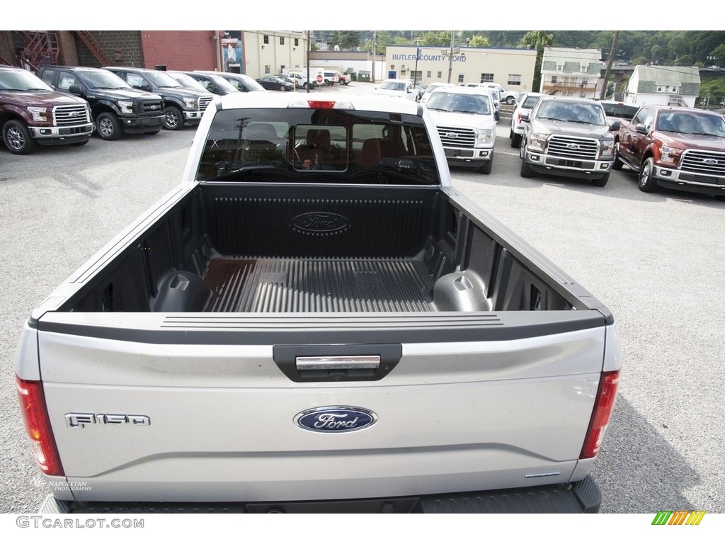 2016 F150 XLT SuperCab 4x4 - Ingot Silver / Medium Earth Gray photo #3