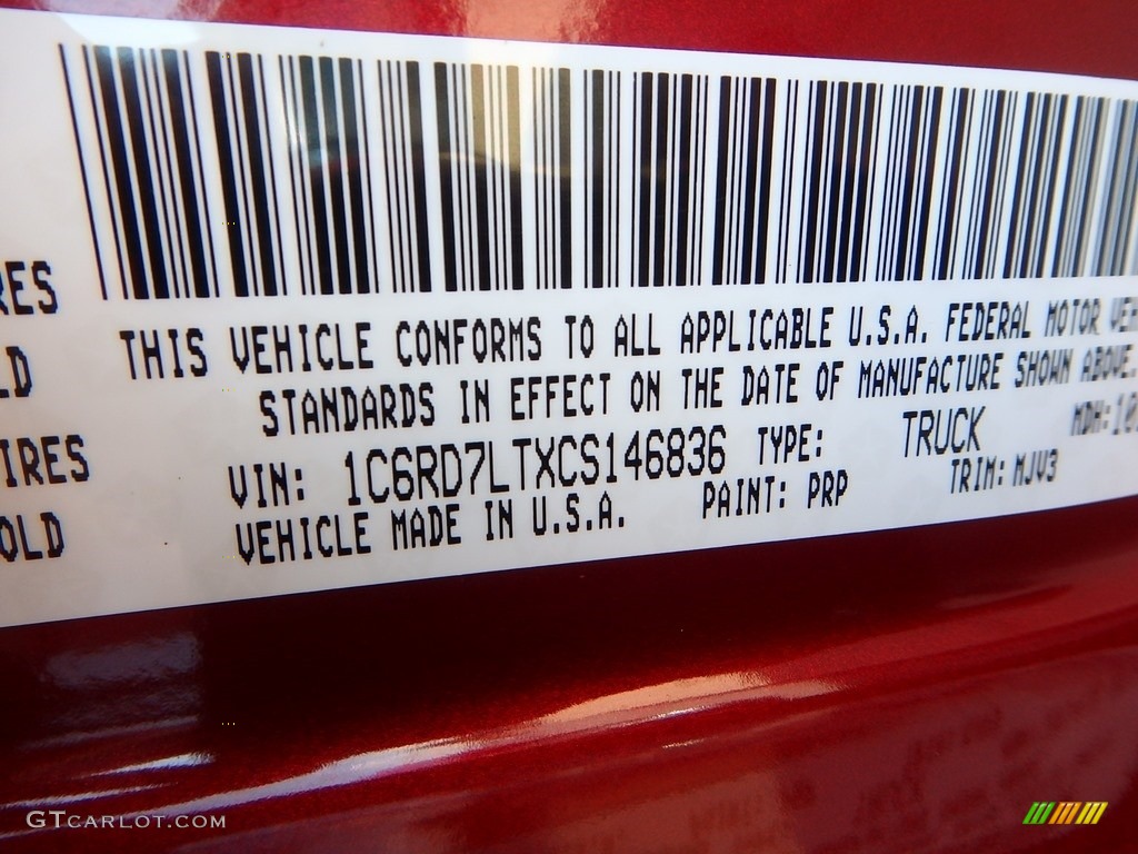 2012 Ram 1500 SLT Crew Cab 4x4 - Deep Cherry Red Crystal Pearl / Light Pebble Beige/Bark Brown photo #19