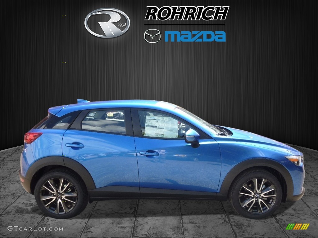 2017 CX-3 Touring AWD - Dynamic Blue Mica / Black photo #2