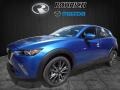 2017 Dynamic Blue Mica Mazda CX-3 Touring AWD  photo #4
